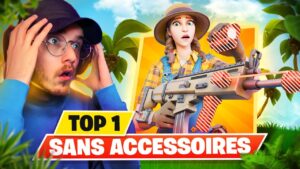 FAIRE TOP 1 sans AUCUN ACCESSOIRES sur les ARMES sur FORTNITE !