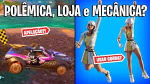 FORTNITE - GAMEPLAY POLÊMICA, NOVA MECÂNICA e LOJA DATA?