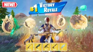 Fortnite Eliminating All Mythic Bosses & Getting All 5 Mythic Weapons in One Game?