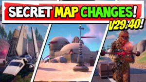 Fortnite STAR WARS MAP CHANGES & STORY EVENT | v29.40