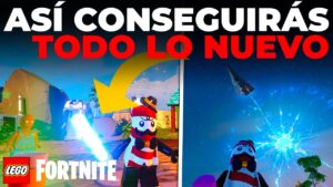 Guía del nuevo SABLE DE LUZ, paso a paso las NUEVAS ARMAS y minerales en Lego Fortnite X Star Wars