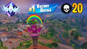 High Elimination Solo Ranked Win Gameplay (Fortnite Chapter 5 Season 2)