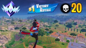 High Elimination Solo Ranked Win Gameplay (Fortnite Chapter 5 Season 2)