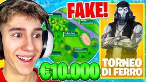 Ho CREATO un FINTO TORNEO con 10.000 Euro in Palio!! Fortnite ITA