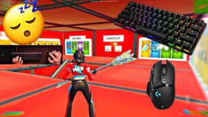 HyperX Alloy Origins 60 ASMR Chill🤩 3v3v3v3 Go Goated 🏆Fortnite Keyboard ASMR