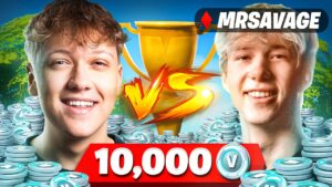 ICH SPIELE GEGEN MRSAVAGE UM 10.000 VBUCKS..! 🔥