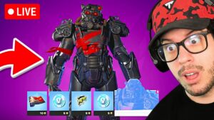 🔴LIVE! - Unlocking BLACK KNIGHT T-60 POWER ARMOR in Fortnite! (Season 3)