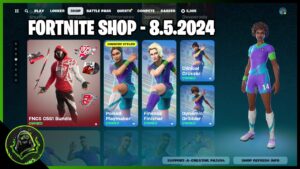 *NOVÝ* FORTNITE SHOP! I 8.5.2024 I FOTBALISTKY A FNCS SKINY!