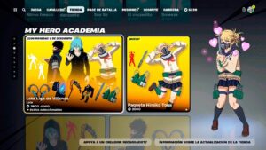 *NUEVOS* EMOTES y SKINS de MY HERO ACADEMIA en FORTNITE Battle Royale