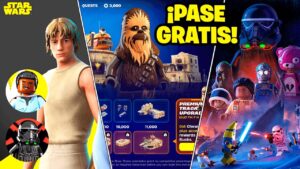 PASE DE BATALLA de STAR WARS GRATIS para TODOS! (ACTUALIZACIÓN 29.40 FORTNITE, SKINS, MÍTICOS y MÁS)