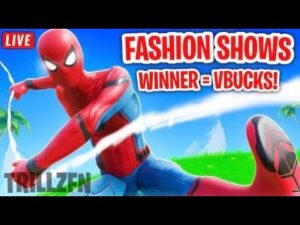 🔴REAL FORTNITE FASHION SHOW & HIDE & SEEK LIVE! 1 WIN = 2500 VBUCKS CUSTOM MATCHMAKING!
