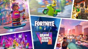 FORTNITE x GTA CHEGOU AGORA! - NOVO MODO AO VIVO LEGO BRICK LIFE