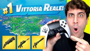 Gioco col PAD dopo MESI con le Armi Più FORTI del Capitolo 6 e VINCO! Fortnite ITA!