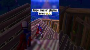 bro is not playing duos 💀 #fortnite