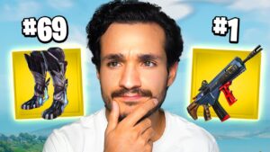 Califiqué TODAS las ARMAS MITICAS de Fortnite!