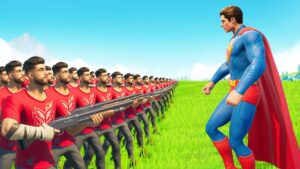 Can 100 Fortnite Players Beat SUPERMAN?