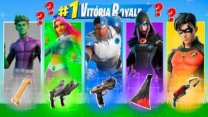DESAFIO ALEATÓRIO DOS JOVENS TITÃS NO FORTNITE