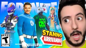 I FANTASTICI 4 e NUOVE SKIN SU FORTNITE 😨 Capitolo 6 Stagione 3