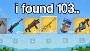 I Found 103 RARE ITEMS in 24 Hours! (Fortnite Reload)