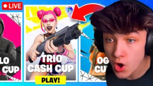 🔴LIVE! - TRIO CASH CUP in *NEW* UPDATE! (Fortnite Tournament)