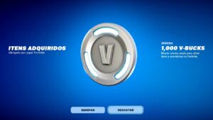 RESGATE 1000 V-BUCKS GRÁTIS NO FORTNITE AGORA MESMO!