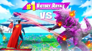 Superman vs Godzilla vs Sternzerstörer in Fortnite
