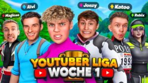 FORTNITE YOUTUBER LIGA ⚔️ (Woche 1)