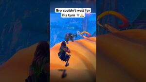 Bro couldn’t wait for his turn 💀 #fortnite #fortniteshorts #gaming