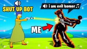 I Pretended to be Simpsons BOSSES in Fortnite Delulu