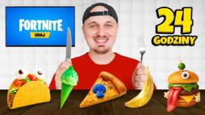 JEM JEDZENIE Z FORTNITE PRZEZ 24H